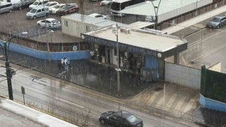 Gaziantepte sağanak ve dolu etkili oldu