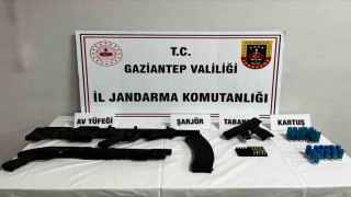 Gaziantepte silah kaçakçılığı operasyonu: 28 adet tabanca ve tüfek ele geçirildi