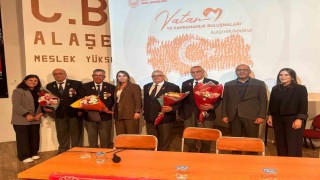 Gaziler, öğrencilerle buluştu