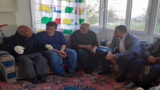 Gedizde korkutan yangın