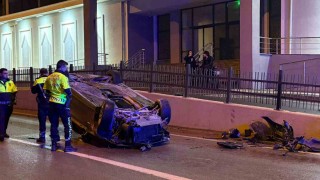 Gemlikte otomobil takla attı: 3 yaralı