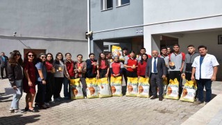 Germencikte lise öğrencilerinden anlamlı bağış