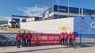 GESBEYde grev çanları çaldı: İşçiler iş bıraktı