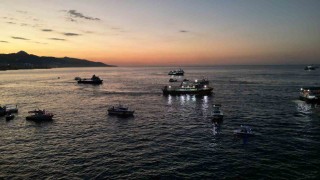 Giresunda Filistine karadan ve denizden destek