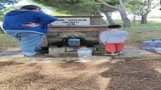 Gökçeada yaşanan sel nedeniyle 2 gündür susuz kaldı