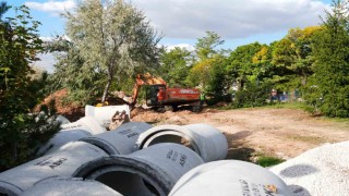 Gölbaşı Belediyesinden Alparslan Türkeş Parkında altyapı çalışması