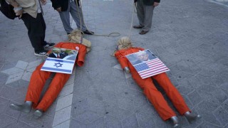 Gümüşhanede Gazzeye destek eylemi