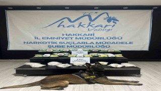 Hakkaride 43 kilo uyuşturucu ele geçirildi