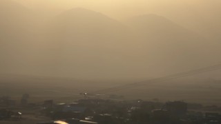 Hakkaride toz bulutu etkili oldu