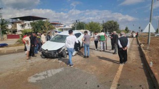 Hassada trafik kazası: 1 yaralı