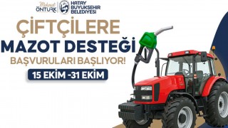 HBB’den Çiftçilere Mazot Desteği Başvuruları Başladı