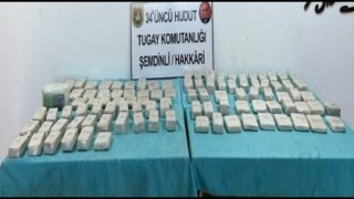 Hudut birlikleri 102 bin 429 gram uyuşturucu madde ele geçirdi