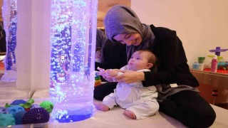 Hümeyra bebek Goncada engelleri aşıyor