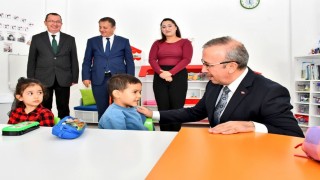 İl Müdürü Aydın, Kutipoğlu Anaokulunu ziyaret etti