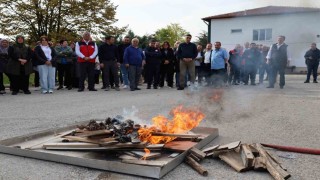 İl Tarım ve Orman Müdürlüğünde yangın ve tahliye tatbikatı
