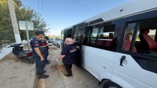 İncirliovada okul servis araçları denetlendi