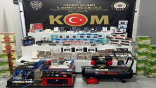 Ispartada kaçak ürün operasyonu