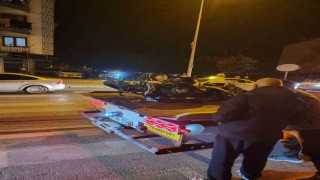 Ispartada otomobil ile motosiklet çarpıştı: 1 ölü, 1 ağır yaralı