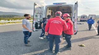 İstanbul-İzmir Otoyolunda kamyonet otomobille çarpıştı: 1 ölü, 1 yaralı