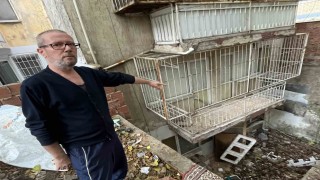 İzmirde apartmanda ‘çöp ev isyanı