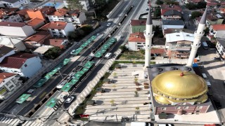 İzmit Başaran Camii meydanı yenilendi