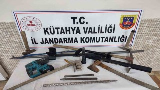 Kaçak kazı operasyonunda 9 şüpheli gözaltına alındı