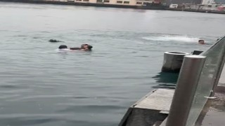 Kadıköyde engelli 4 kişi denize düştü: 1i hayatını kaybetti, 3ü kurtarıldı