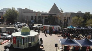 Kahramanmaraşta Gazze yararına hayır çarşısı