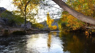 Kahramanmaraşta kartpostallık sohbahar manzarası