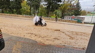 Kahramanmaraşta sağanak etkili oldu, su taşkınları yaşandı