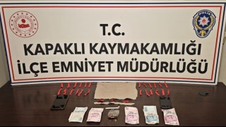 Kapaklıda uyuşturucu ticaretine 3 tutuklama