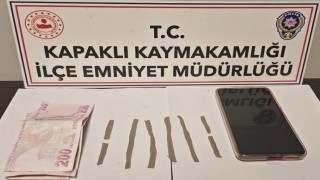 Kapaklıda yakalanan zehir taciri tutuklandı