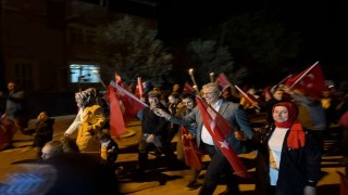 Karabigada 29 Ekim Cumhuriyet Yürüyüşü Coşkusu