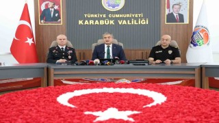 Karabükte Eylül ayı güvenlik değerlendirme toplantısı yapıldı