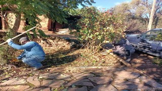 Karacasuda park ve bahçeler bakıma alındı