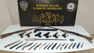 Karamanda asayiş uygulamalarında 4 tutuklama