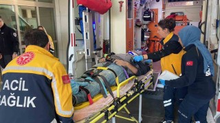 Karamanda çalıştığı inşaattan düşen işçi yaralandı