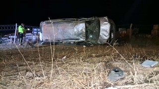 Karamanda panelvan araç takla attı: 5i çocuk 7 yaralı