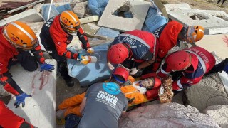 Karamanda saha tatbikatı gerçeğini aratmadı