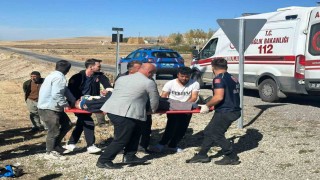 Karayazıda trafik kazası: 1 yaralı