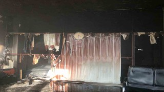 Karpuzluda iş yeri yangını