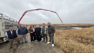 Kars TDİ Besi ve Süt OSBde TKDK Destekli 100 başlık besi işletmesinin temelleri atıldı