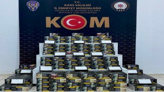 Karsta 100 bin boş makaron ele geçirildi