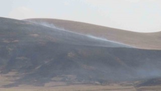 Karsta anız yangını