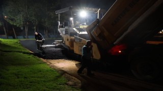 Kartepede kültür merkezi yanına yeni otopark yapıldı