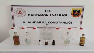 Kastamonuda jandarmadan sahte içki operasyonu