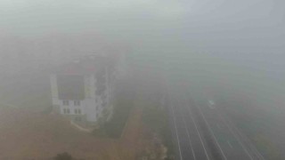 Kastamonuda sis etkili oldu