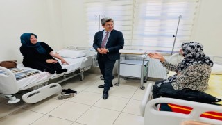 Kaymakam Arıkan hastanede incelemede bulundu