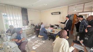 Kaymakam Evliceden Halk Eğitimi Merkezine ziyaret