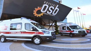 Kayseri OSB, Sağlık Müdürlüğüne tahsis edilmek üzere 2 ambulansı filosuna kattı